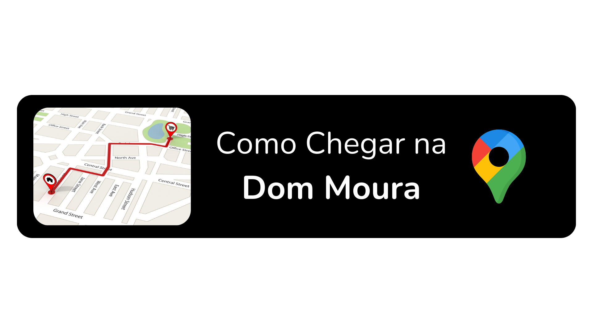 Como chegar na Dom Moura Barbearia - Localização
